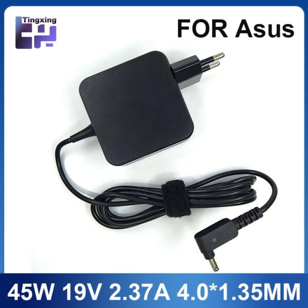 Carregador Portátil Asus Zenbook 19V 2.37A 45W 4.0*1.35mm - Preto