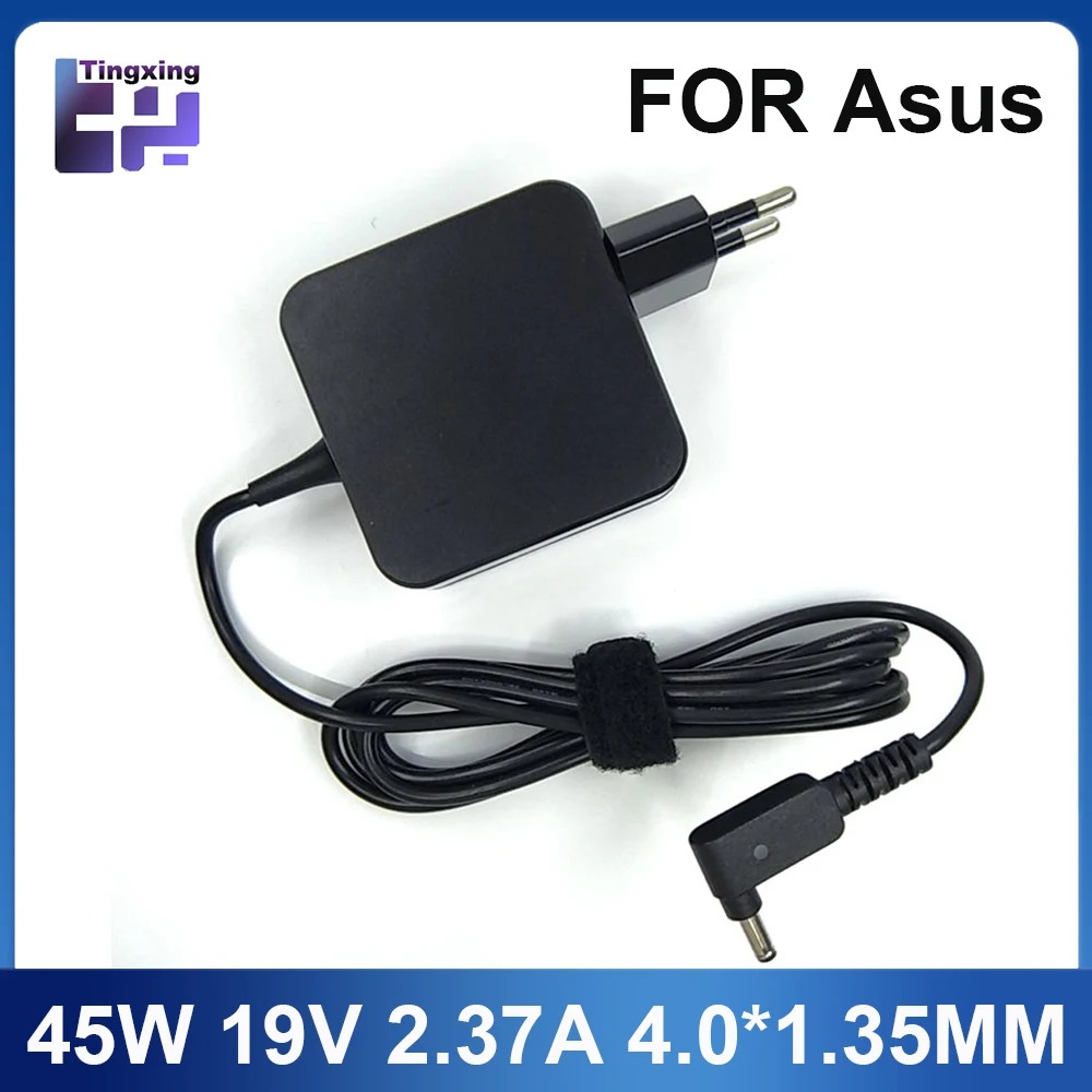 Carregador Portátil Asus Zenbook 19V 2.37A 45W 4.0*1.35mm - Preto