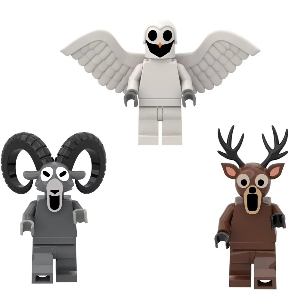 Mini Blocos de Construção 99 Noites na Floresta Jogo Criativo para Crianças 4,6 cm altura