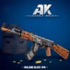 Blocos de Construção AK47 Arma Militar de Assalto com Peças DIY - Preto