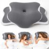 (63x40cm) Almofada CervicalViscoelástica Ergonómica Anti-ressono - TLPEMN PL-EAR