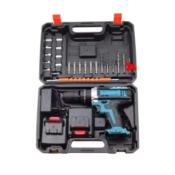 Aparafusadora Bateria 21V com 2 Baterias 1.5Ah 2 Velocidades e Acessorios