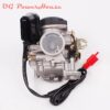 (19mm) Carburador PD19J para Scooter 50cc-80cc ATV Quad Dirt Bike - Prateado