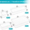 25 Organizadores de Gavetas Transparente Casa de Banho Cozinha Toucador Escritório
