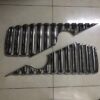 Moldura de Grelha Dianteira Volvo XC90 2016-2019 Cromada em ABS - Prateado