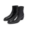 (45) Botas Chelsea Homem em Couro Sintético Estilo Britânico - Preto