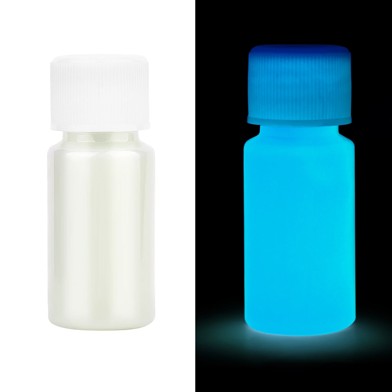 (3 Uni) Tinta Acrílica Fluorescente Brilha no Escuro Luminous 20g