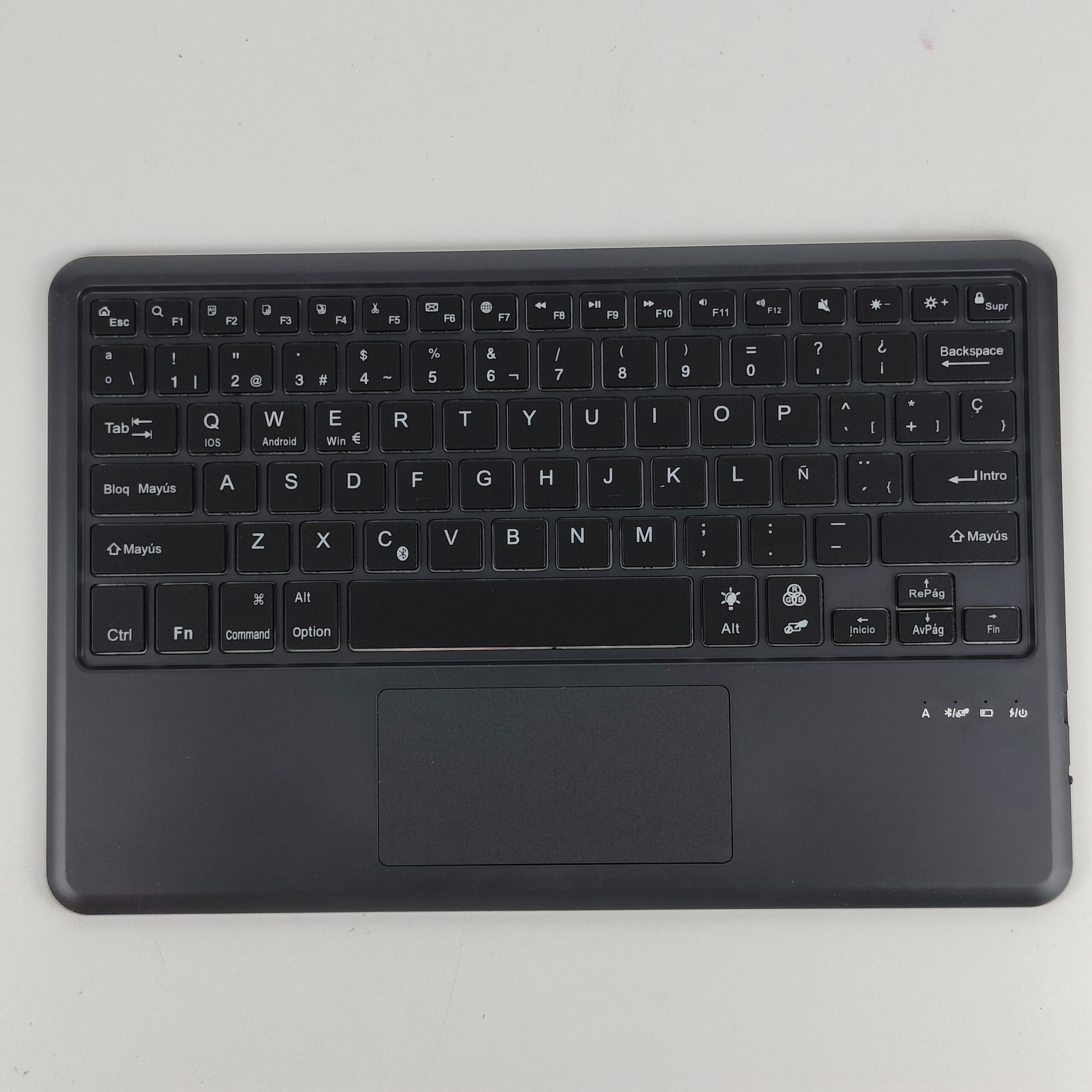 Teclado Bluetooth Preto - Teclado Francês