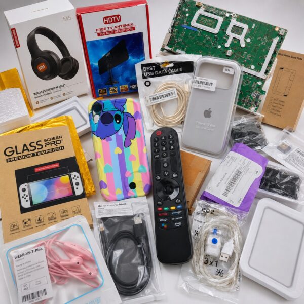 Lote de Produtos de Tecnologia e Acesórios Eletrónica