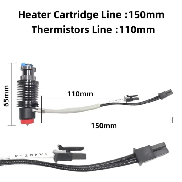 Hotend Kit Aquecimento Rápido Begrint Revo Cerâmico Ender 3 Pro V2 Voron
