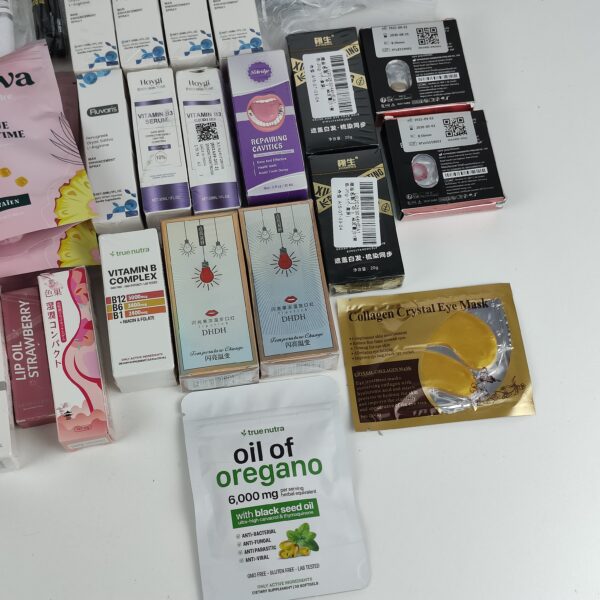 Lote com 85 Artigos de Suplmentação Maquilhagem e Saúde