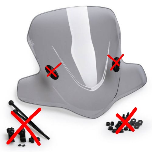 Para-brisas Puig Alta Proteção Honda Dylan 125/150 City Touring 1299H