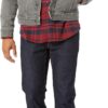 (XL) Camisa de Flanela Amazon Essentials Homem Manga Comprida Tamanho Xadrez Escocês Vermelho