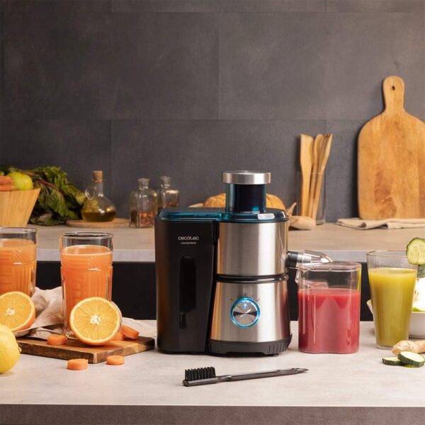 Liquidificadora Orbital Cecotec Juice&Fresh 400 Titan Black 400W 20000RPM - Preto