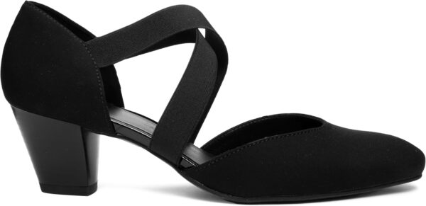 (38) Sapatos de Salto Ara Toulouse com Correia de Tornozelo - Preto