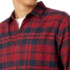 (XL) Camisa de Flanela Amazon Essentials Homem Manga Comprida Tamanho Xadrez Escocês Vermelho