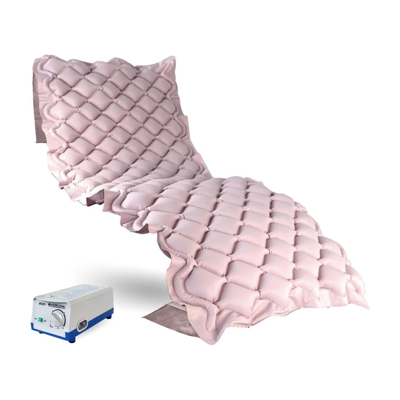 Colchão Antiescaras de Ar Mobiclinic Mobi 1 com Motor Compressor 200x90x7 cm Pvc Médico Beige