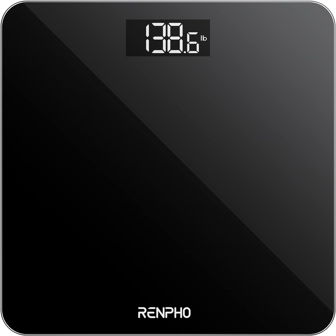 Balança de Casa de Banho Digital RENPHO Alta Precisão 180 kg/400lb Preto Core 1S