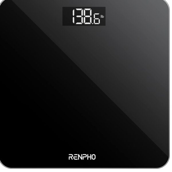 Balança de Casa de Banho Digital RENPHO Alta Precisão 180 kg/400lb Preto Core 1S