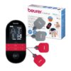 Eletroestimulador Digital Beurer EM 59 Heat TENS/EMS com Função Calor - Preto/Vermelho