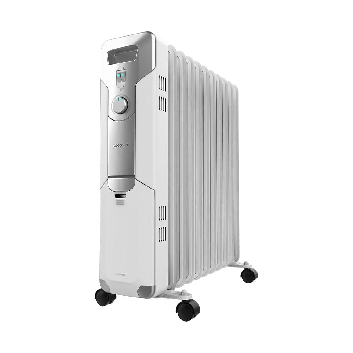 Radiador Elétrico A Óleo 2500 W Cecotec ReadyWarm 11000 Space 11 Módulos 25m2