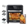 Fritadeira de Ar Cosori 12 L com 11 Funções Air Fryer 1800 W Resistência Dupla Acessórios LED