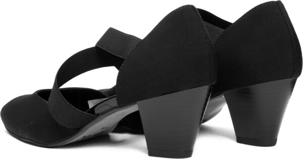 (38) Sapatos de Salto Ara Toulouse com Correia de Tornozelo - Preto
