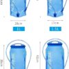 (2 L) Bolsa de Hidratação Portátil AONIJIE para Corrida Ciclismo e Caminhada (PEVA)