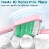 Escova de Dentes Elétrica com 8 Cabeças e Estojo IPX7 Rosa