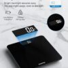 Balança de Casa de Banho Digital RENPHO Alta Precisão 180 kg/400lb Preto Core 1S