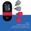 Eletroestimulador Digital Beurer EM 59 Heat TENS/EMS com Função Calor - Preto/Vermelho