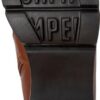 (37) Botins Camper Wanda K400228 Salto Quadrado em Pele - Castanho
