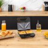 Sanduicheira Cecotec Rock’nToast Combo 800 W 2 Sanduíches Inoxidável Placas Antiaderentes