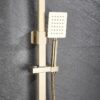Conjunto de Duche 3 em 1 Dourado Escovado 1156 Rainfall Exposed