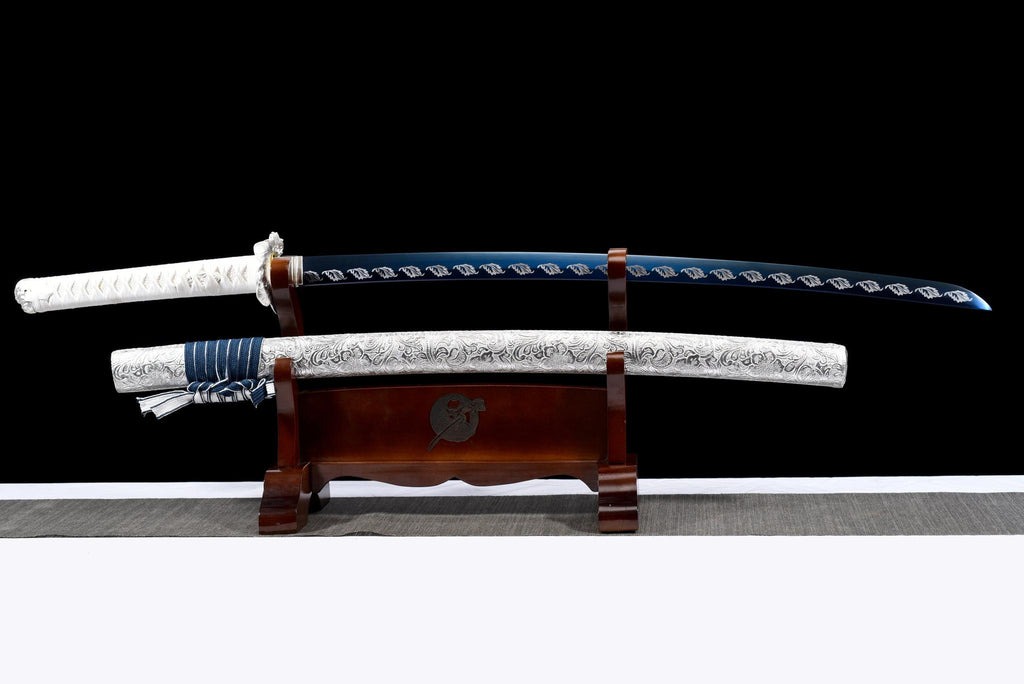 Katana Fuyu Katana Forjada à Mão em Aço 103 cm com Bainha em Madeira Fuyu