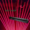 Barra Laser RGB 8 Olhos Efeito Feixe DMX para Festas e DJ - Preto