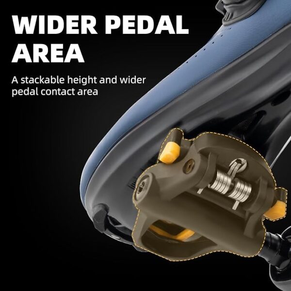 F126X3035_paste_1780586305845_4 Travas para Pedais ROCKBROS Compatíveis com Shimano SPD-SL Flutuação 6º - Amarelo
