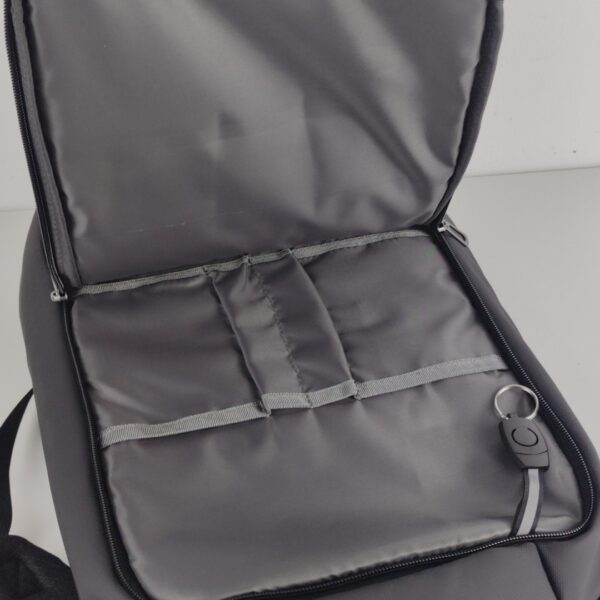 Mochila para Portátil até 15,6" Impermeável Cinzenta