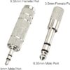 Adaptador de Áudio Kit 4 Unidades Jack 6.35mm e 3.5mm Stereo Metal eBoot 4330104044