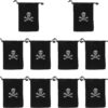 Sacos de Brinde FAVOMOTO Conjunto de 10 Unidades Estampado Pirata para Festas e Doces