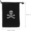 Sacos de Brinde FAVOMOTO Conjunto de 10 Unidades Estampado Pirata para Festas e Doces