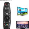 Comando de TV Compatível com LG Séries LF63 UF95 EG910 AN-MR600