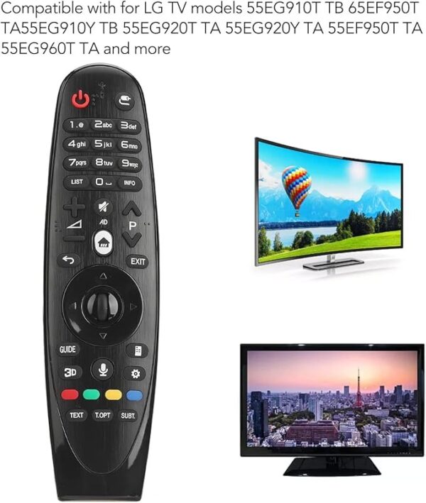 Comando de TV Compatível com LG Séries LF63 UF95 EG910 AN-MR600