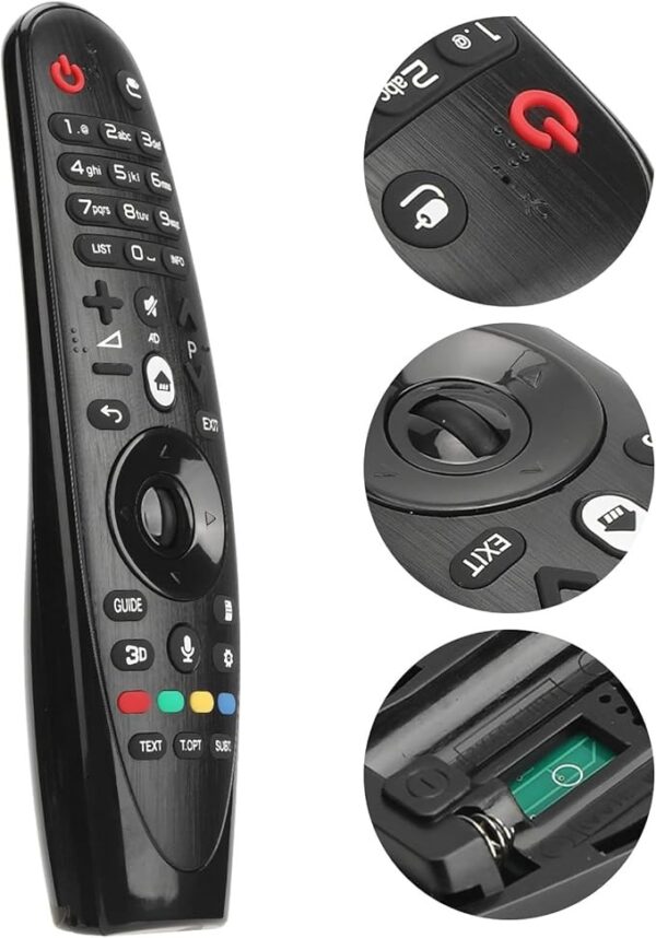 Comando de TV Compatível com LG Séries LF63 UF95 EG910 AN-MR600
