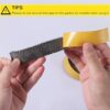 (2m) Fita de Vedação 3 mm x 2.5 cm x 2 m Autocolante para Lareira Resistente a 550°C - Preto