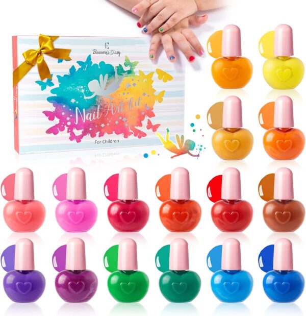 Conjunto de Vernizes Infantis Peel-Off Secagem Rápida Eleanore's Diary EN-007EU01