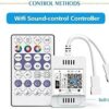 F126X3062_paste_1780587728348_1 Controlador LED Wi-Fi Magic Home 28Key RGB Pixel Alexa e Google Home - Branco