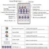 F126X3062_paste_1780587728348_2 Controlador LED Wi-Fi Magic Home 28Key RGB Pixel Alexa e Google Home - Branco