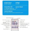 F126X3062_paste_1780587728348_3 Controlador LED Wi-Fi Magic Home 28Key RGB Pixel Alexa e Google Home - Branco