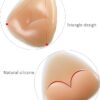 (10cm) Almofadas de Silicone Hestya Push-Up Invisíveis para Soutien - Bege/Transparente